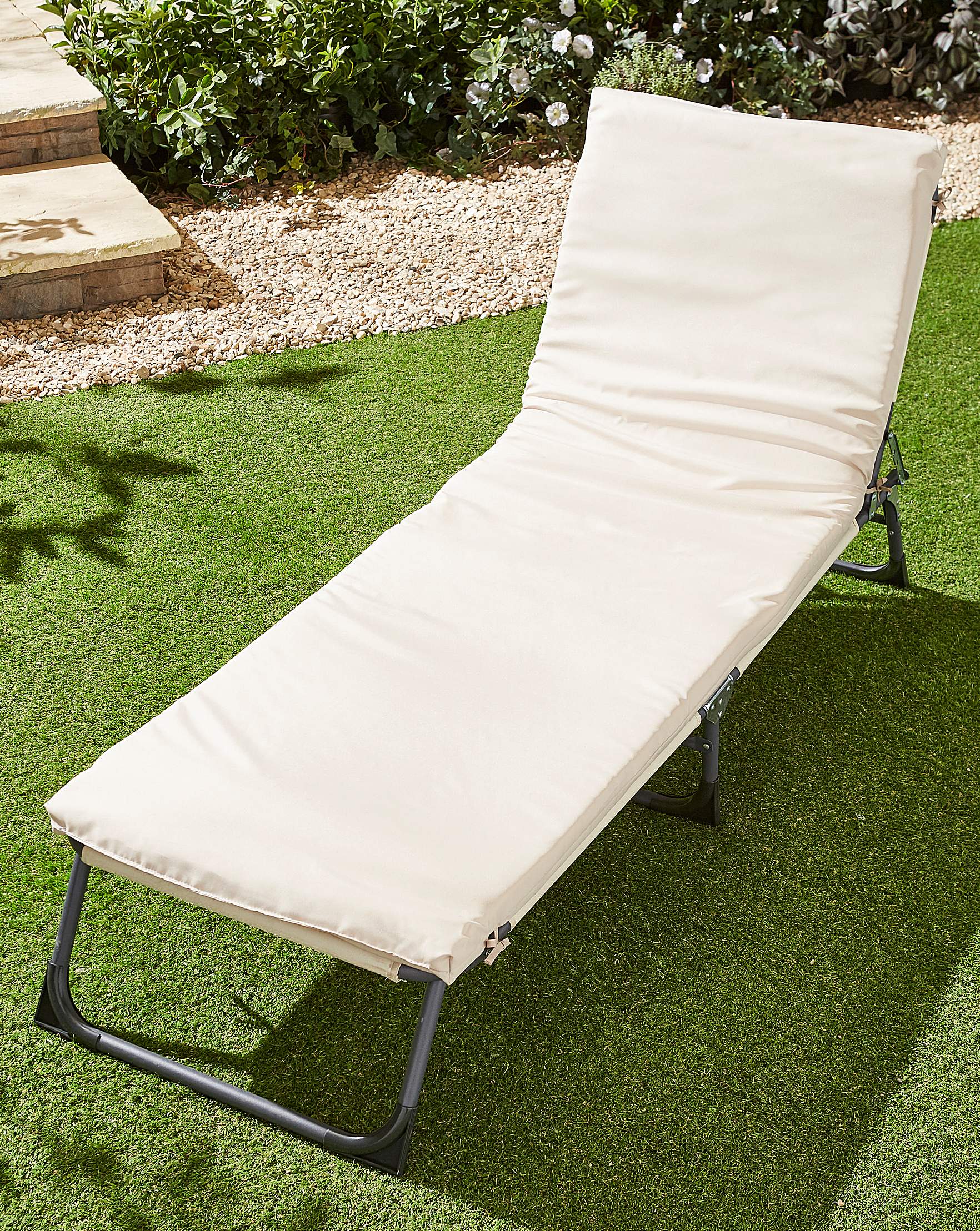Patio Garden Furniture Outdoor Sets Roma Padded Lounger