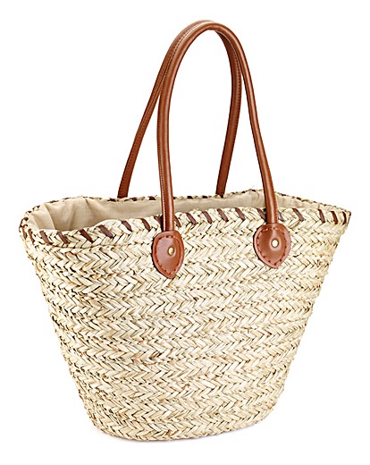 Straw Beach Bag