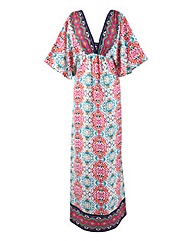 Print Kaftan Maxi Dress Dress