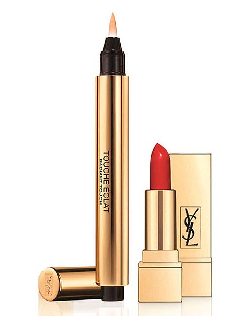 YSL Touch Eclat and Mini Lipstick Set Marisota