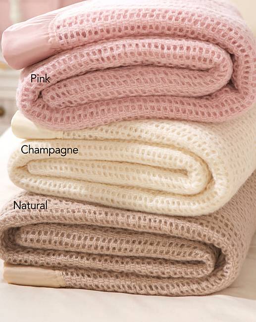 Wool Cellular Blanket J D Williams