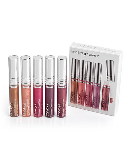 Clinique Long Last Glosswear 5 Piece Fifty Plus