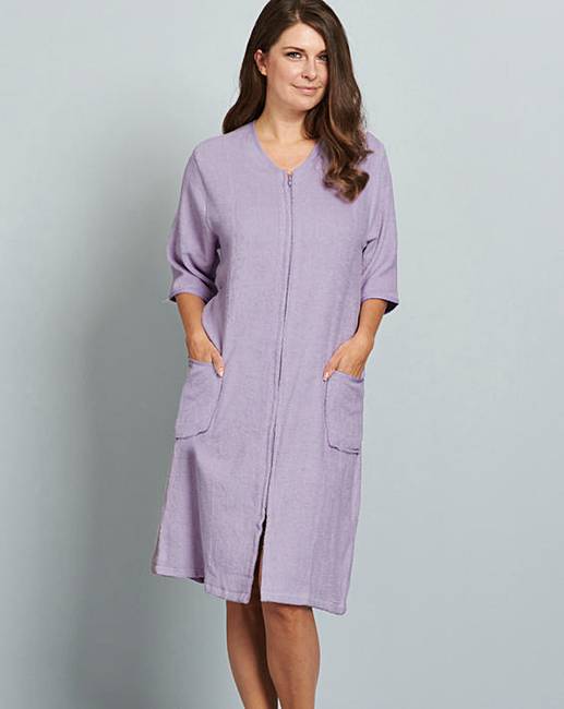zipper gown