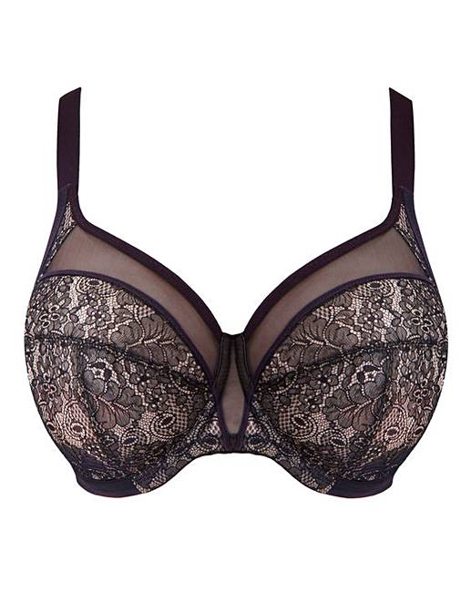 Elomi Raquel Full Cup Black Bra Simply Be