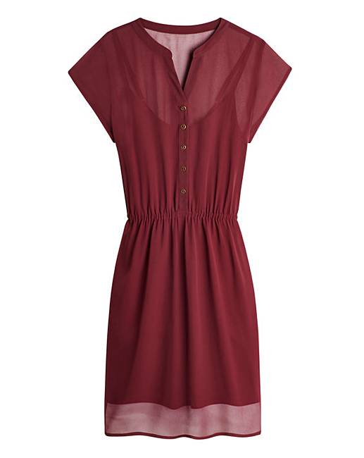 Printed Shirt Dress Simply Be