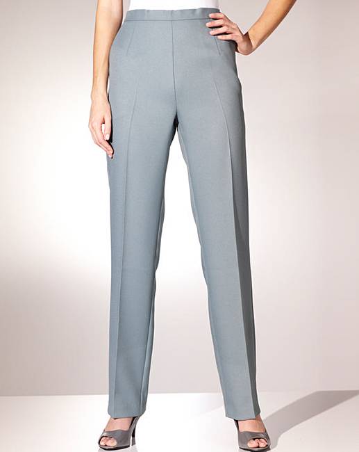 Slimma Adjustable Waist Trousers 27in J D Williams