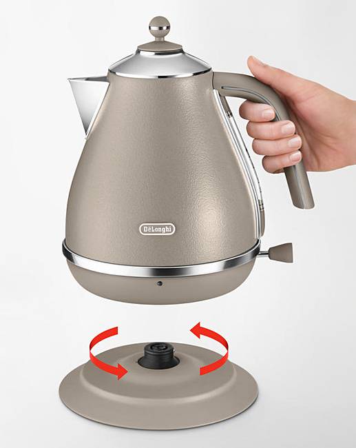 Delonghi Elements Desert Beige Kettle Premier Man