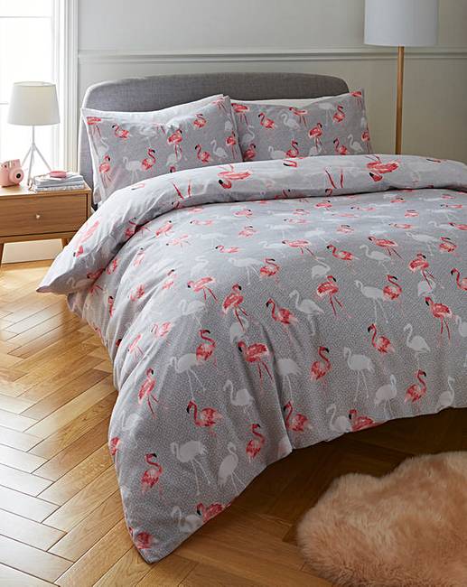 Flamingo Duvet Cover Set J D Williams