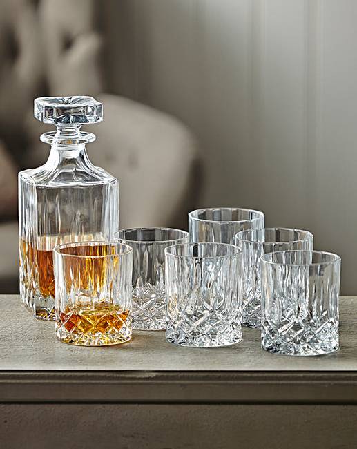 Royal Doulton Crystal Decanter Set Fifty Plus