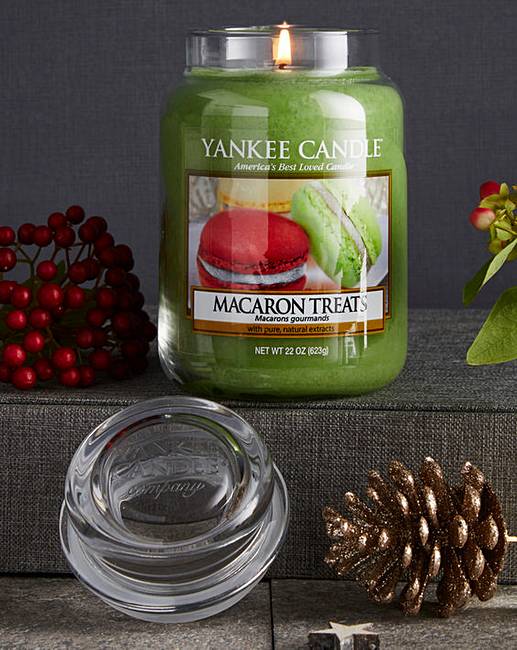 Yankee Candle Macaron Treats Large Jar J D Williams