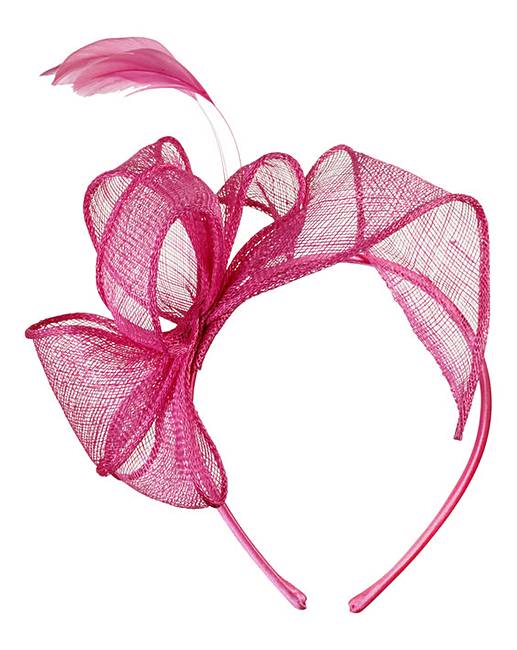 Pink Headband Fascinator Simply Be
