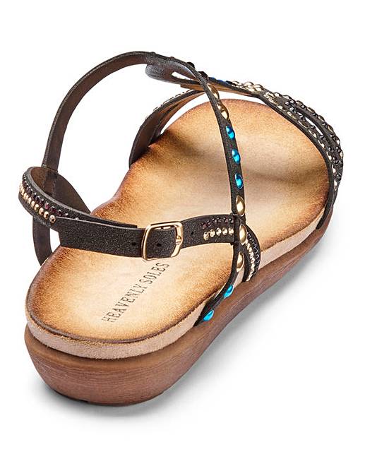 Heavenly Soles Sandals EEE Fit Fifty Plus