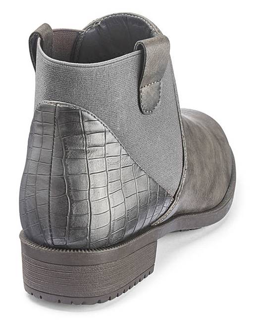 Heavenly Soles Ankle Boots EEE Fit J D Williams