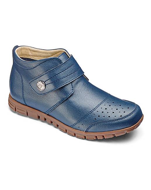 Cushion Walk Leather Ankle Boots E Fit | Julipa