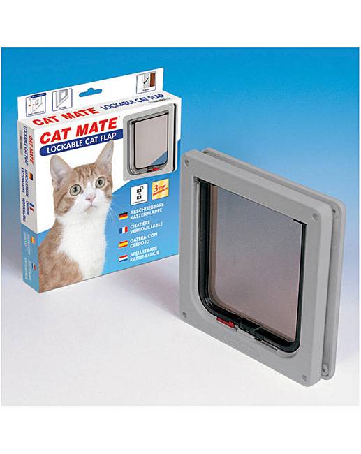 Cat Mate Lockable Cat Flap (White) Fifty Plus