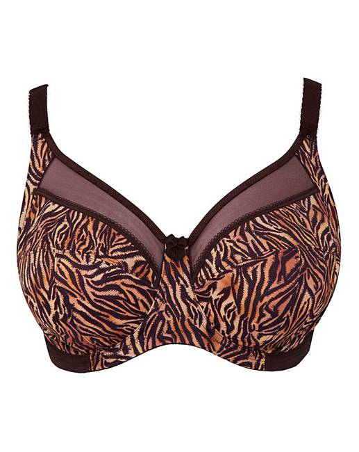 Goddess Kayla Full Cup Tiger Print Bra Julipa