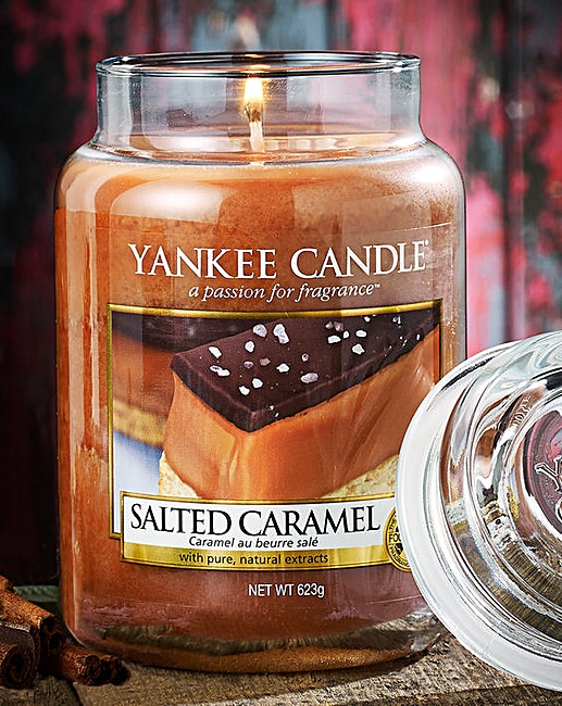Salted Caramel Large Jar Candle J D Williams