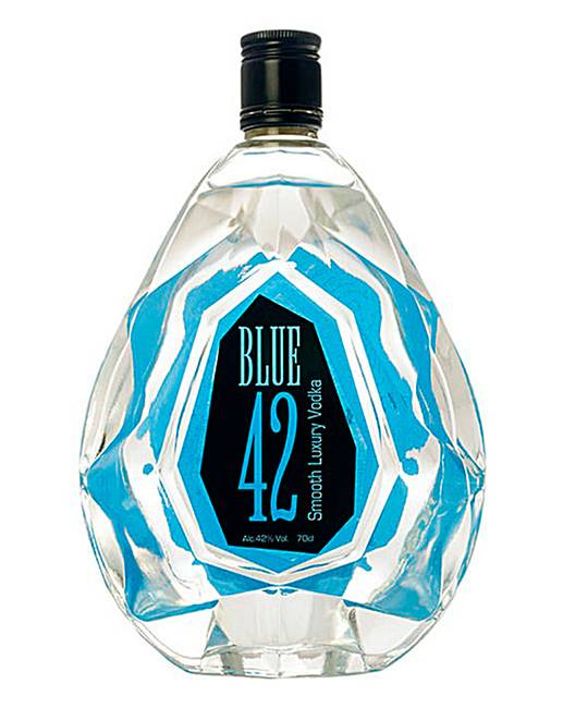 Blue Luxury Vodka in a Diamond Bottle Jacamo