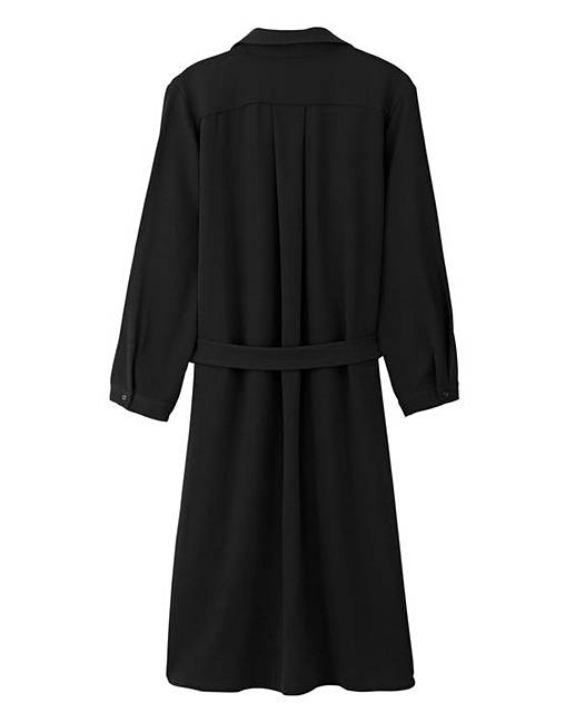 Button Sleeve Shirt Dress J D Williams