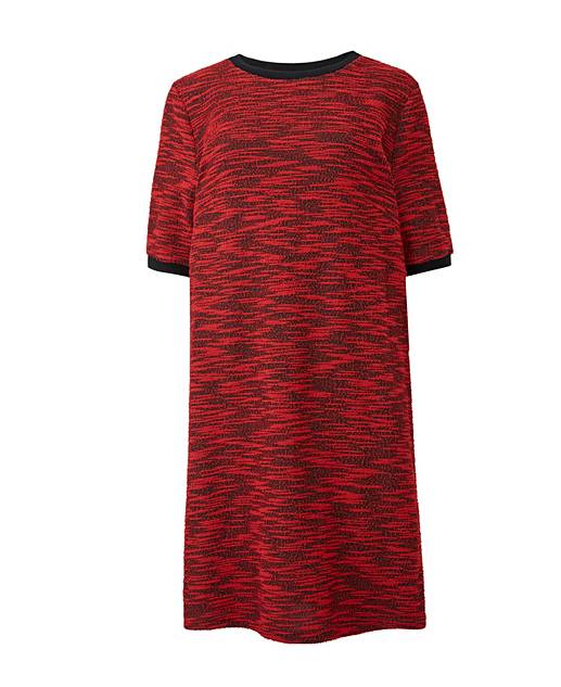 Textured Knit Shift Dress J D Williams