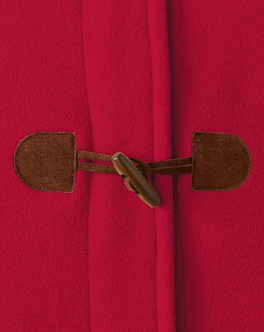 Sherpa Fleece Duffle Jacket | Fifty Plus