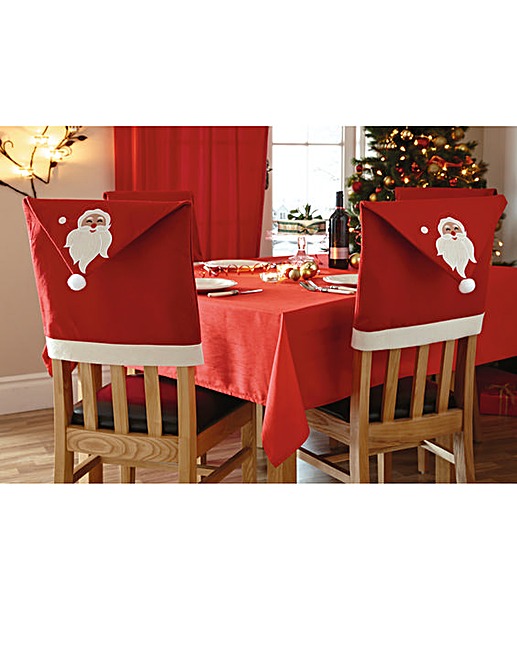 santa chair back covers set 4 crazy clearance santa chair back covers set 4 crazy clearance