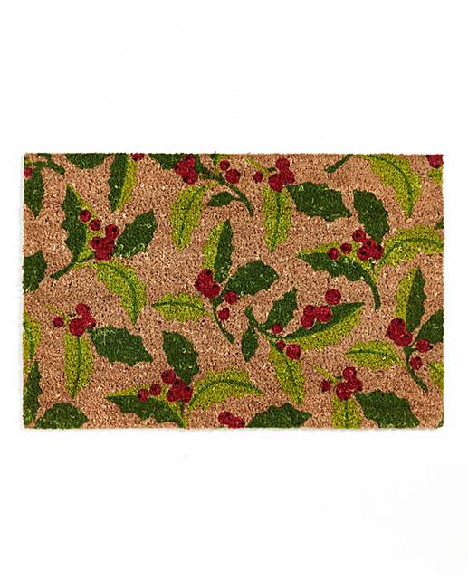 Pack of 2 Christmas Door Mats Premier Man