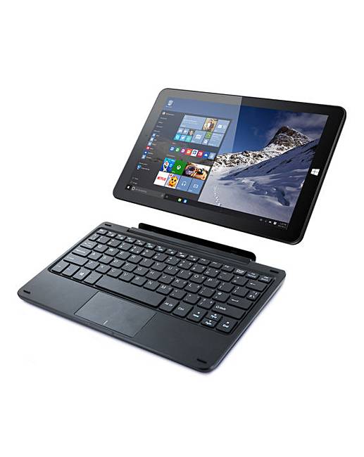 Linx 10in Windows10 Tablet with Keyboard J D Williams