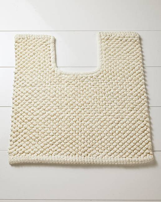 Cotton Bobble Pedestal Mat Fifty Plus