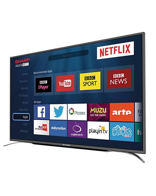 SHARP 40 Inch HD SMART TV J D Williams