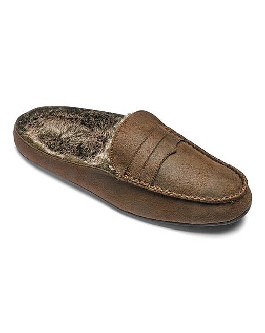 Moccasin Mule Slipper Marisota
