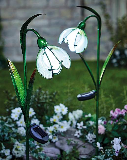 Solar Snowdrop Lights Pack 2 House of Bath