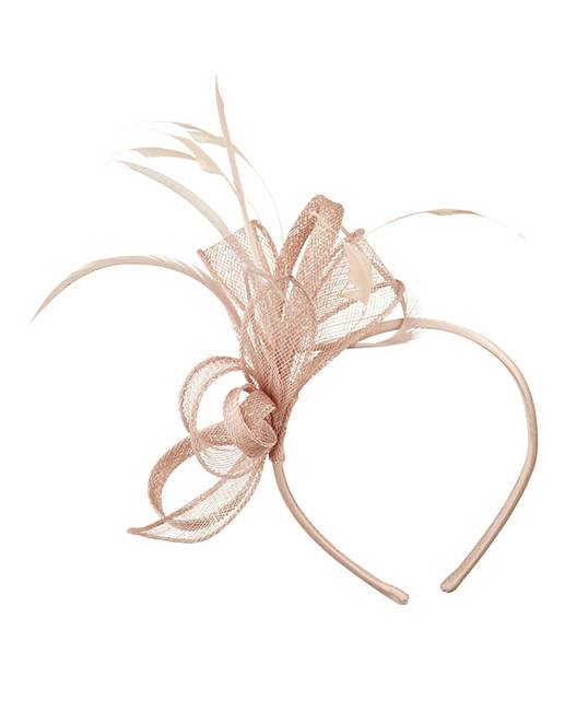 Feather Bow Fascinator Headband J D Williams