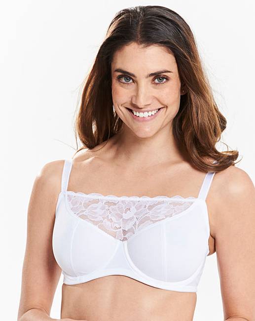 Ivy Lace White Cami Bra Oxendales 4200