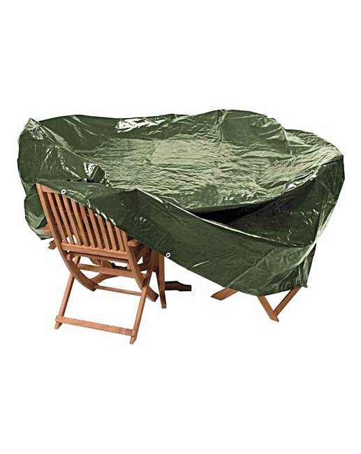 Heavy Duty Ex Lge Oval Patio Set Cover Marisota Heavy Duty Extra Large Oval Patio Set Cover