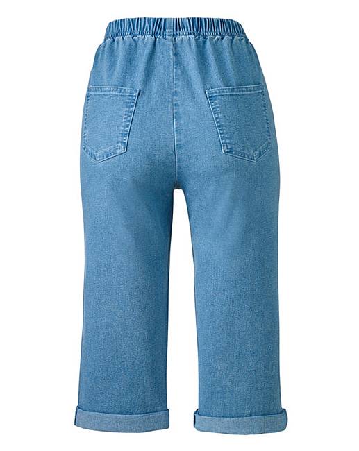 Denim Pull-On Denim Shorts | Crazy Clearance