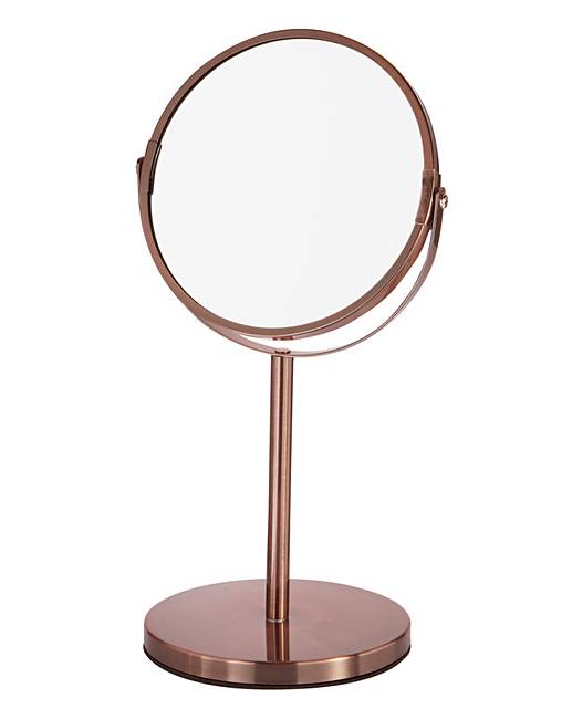 Copper Pedestal Mirror J D Williams