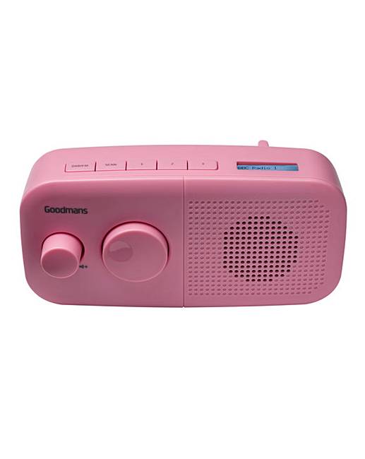 Goodmans DAB Radio Pink Fifty Plus