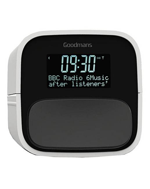 Goodmans DAB/FM Clock Radio Off White Ambrose Wilson