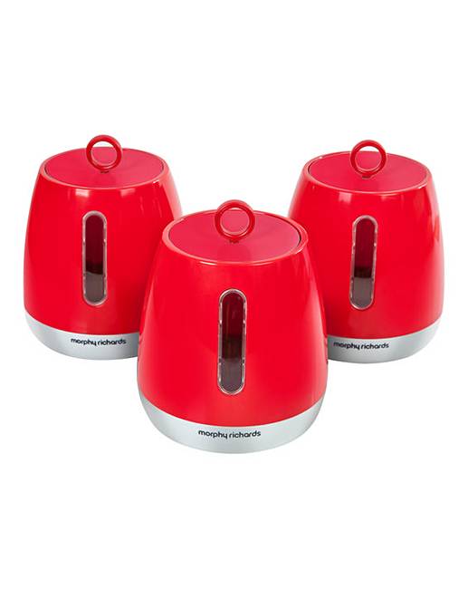 Morphy Richards Chroma Set 3 Canisters Fifty Plus