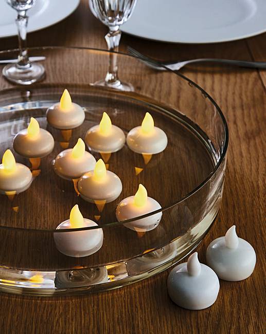 Floating Tealight Candles Set of 6 House of Bath