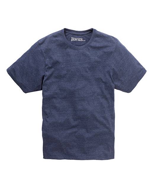 Jacamo Basic Crew Neck TShirt Long Jacamo