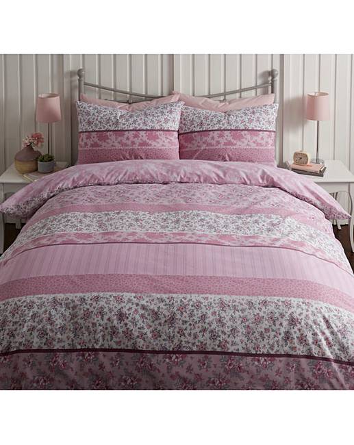 Zoe Printed Duvet Cover Set J D Williams