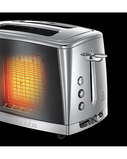 Russell Hobbs Luna 2Slice Grey Toaster J D Williams