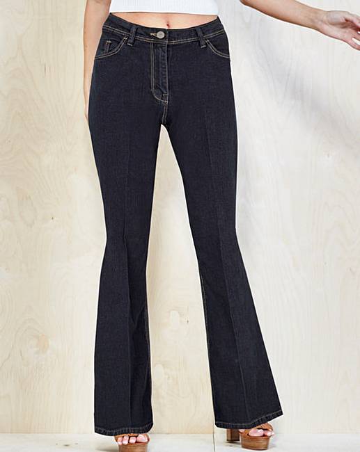 Kick Flare Jeans Long Fashion World