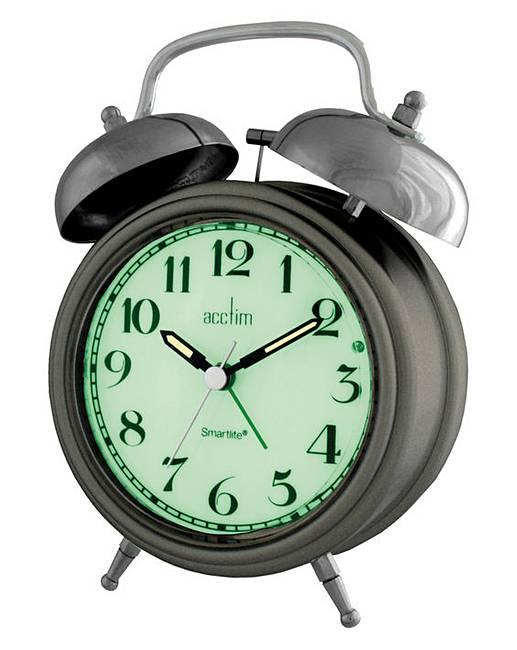 Smartlite Double Bell Alarm Clock Crazy Clearance