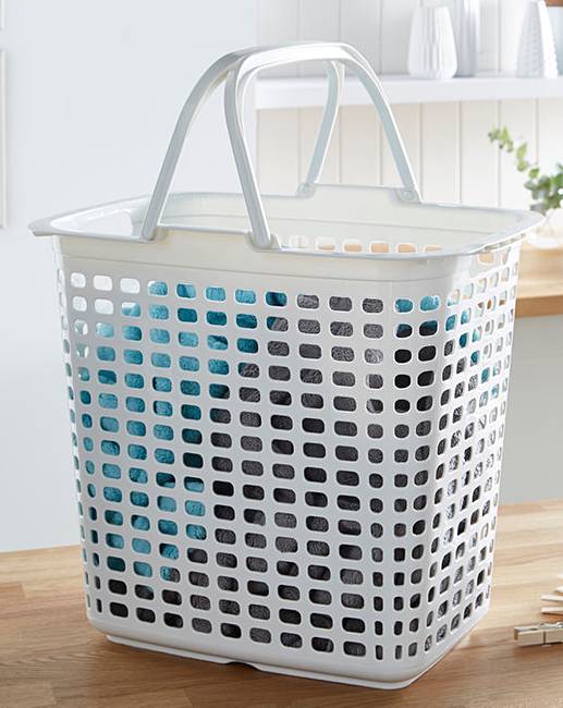 big laundry basket with wheels