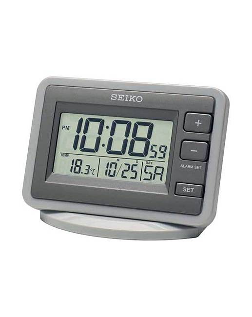 Seiko LCD Alarm Clock Fifty Plus