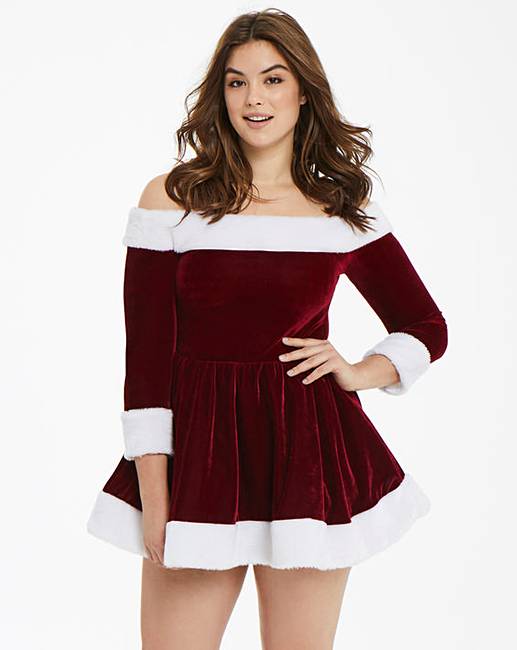 Ann Summers Sexy Miss Santa Red Dress Fifty Plus