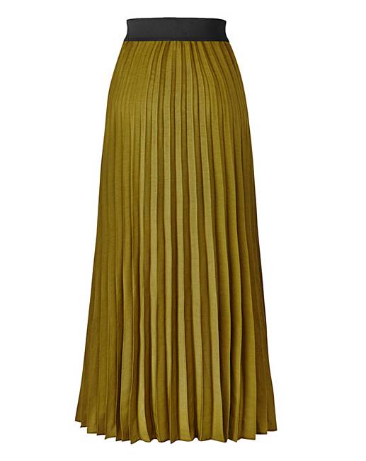 Pleat Maxi Skirt J D Williams